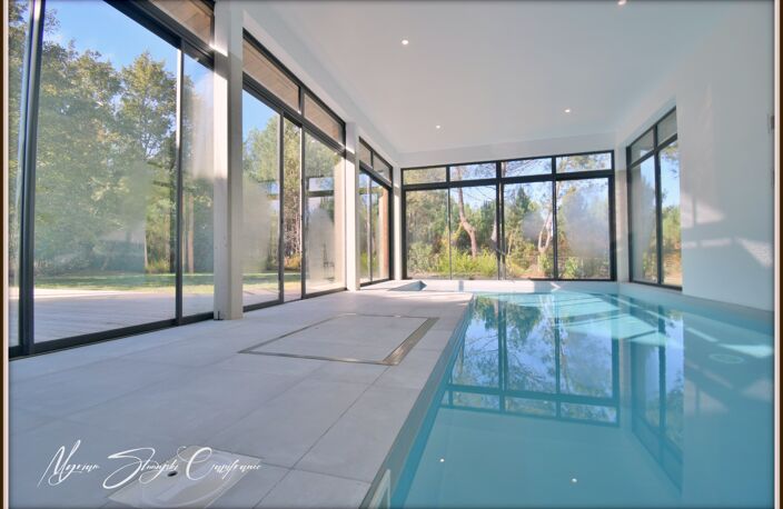 Villa contemporaine à vendre 6 pièces Mimizan(40) de 198 m² quartier paisible — photo 4