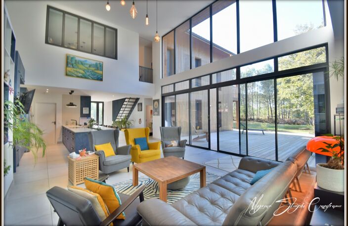 Villa contemporaine à vendre 6 pièces Mimizan(40) de 198 m² quartier paisible — photo 5