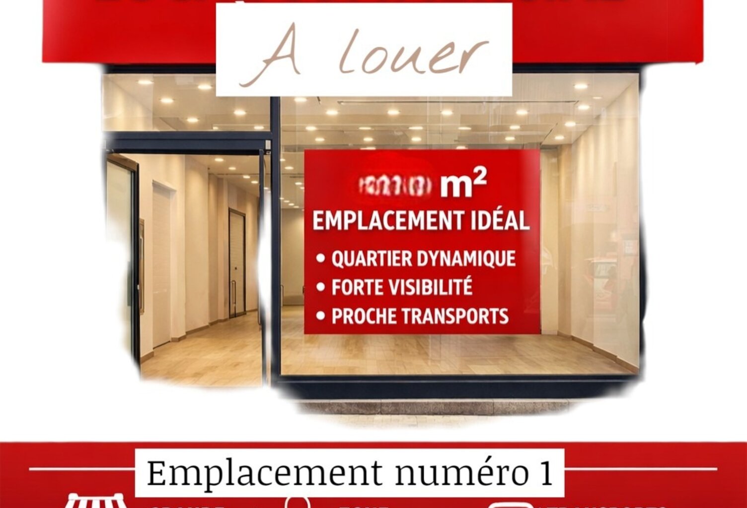 Local/bureau à louer GRENOBLE – LOCAUX PROFESSIONNELS DE 123 M² – EMPLACEMENT STRATÉGIQUE ET FORTE VISIBILITÉ — photo 1
