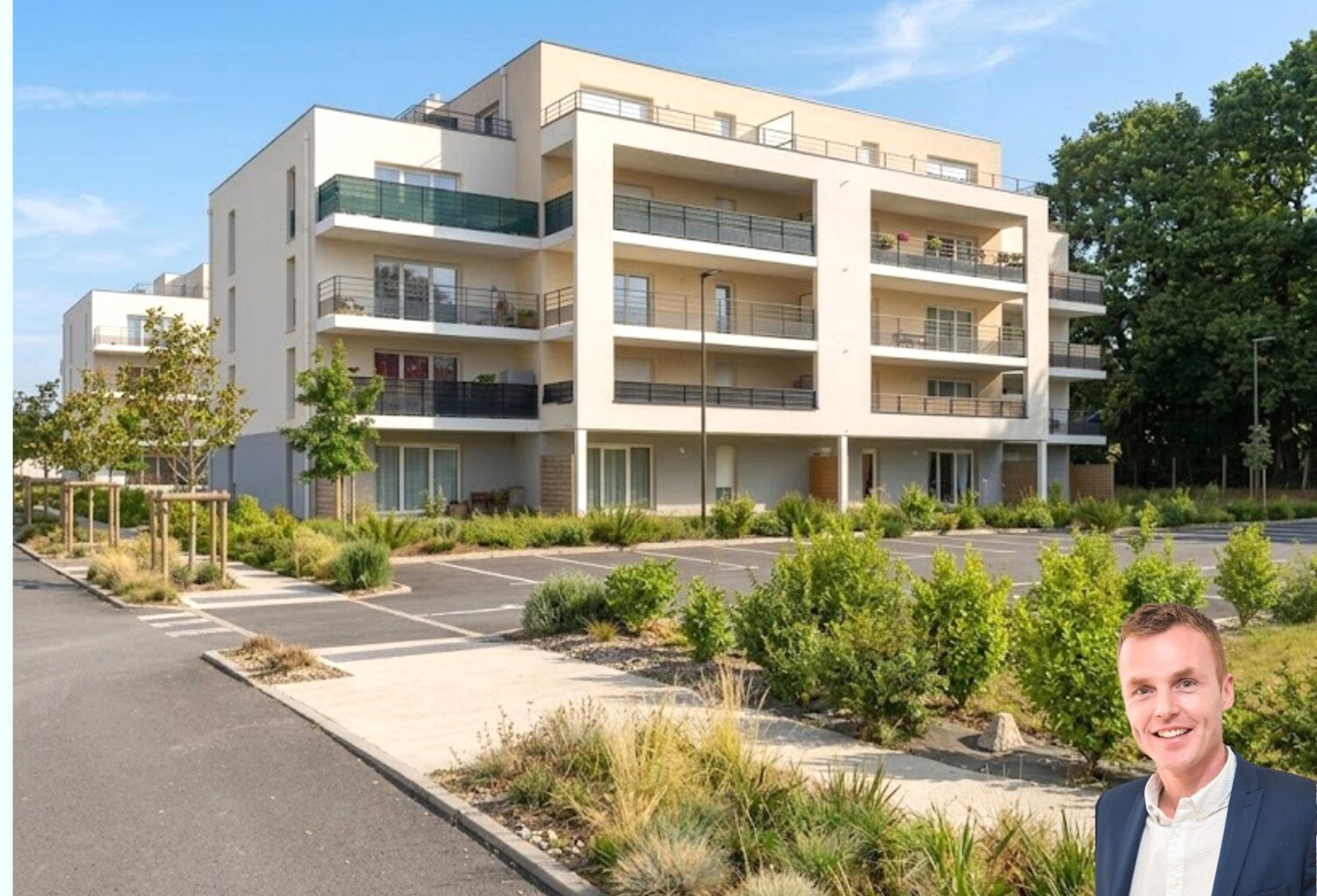 QUIMPER (29) Appartement de type 3 de 64,91 m² habitable - Balcon - 2 places de parking souterrain — photo 1