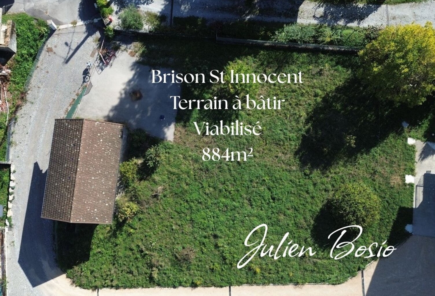 Terrain viabilisé à vendre  BRISON SAINT INNOCENT (73) — photo 1