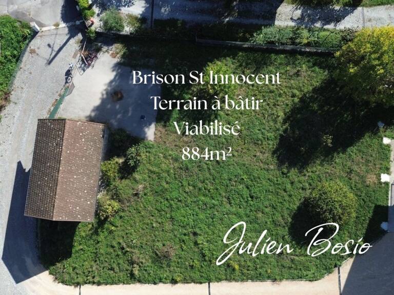 Terrain viabilisé à vendre  BRISON SAINT INNOCENT (73) — photo 1