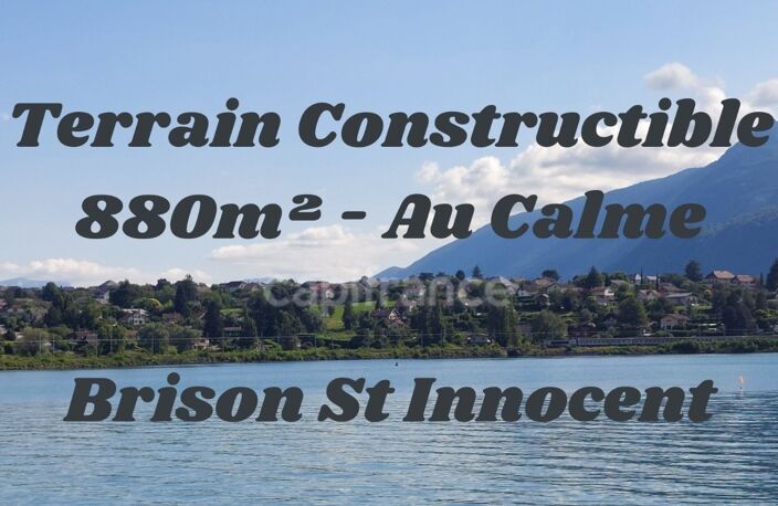 Terrain viabilisé à vendre  BRISON SAINT INNOCENT (73) — photo 4