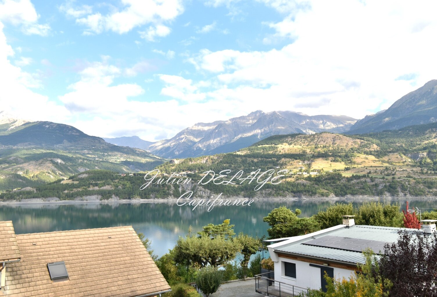 Savines-le-Lac – Appartement rénové avec vue imprenable sur le lac de Serre-Ponçon, balcon et terrasse plein sud — photo 1