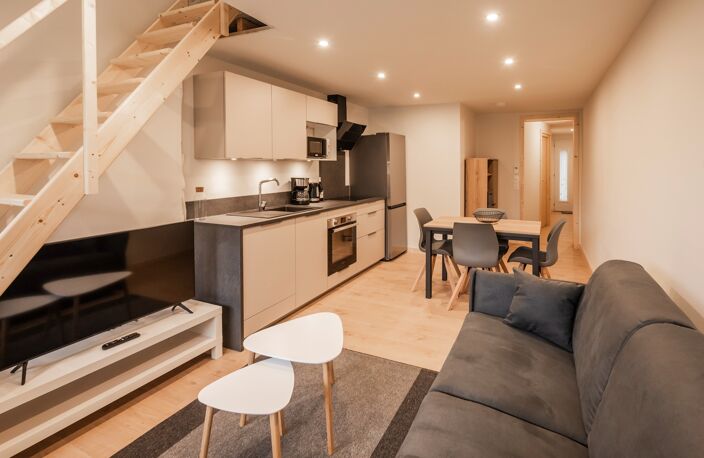 Haute Savoie (74), à vendre SAMOENS - Domaine skiable Grand Massif - Appartement T2 mezzanine 51 m² — photo 3