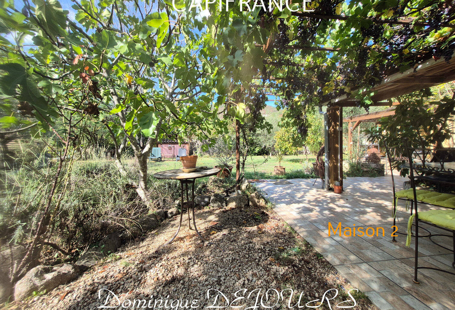 Ardèche – Dunière-sur-Eyrieux -- Ensemble de deux maisons avec jardin et terrasses — photo 1