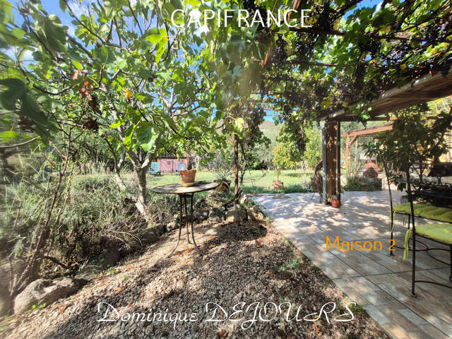 Ardèche – Dunière-sur-Eyrieux -- Ensemble de deux maisons avec jardin et terrasses — photo du bien
