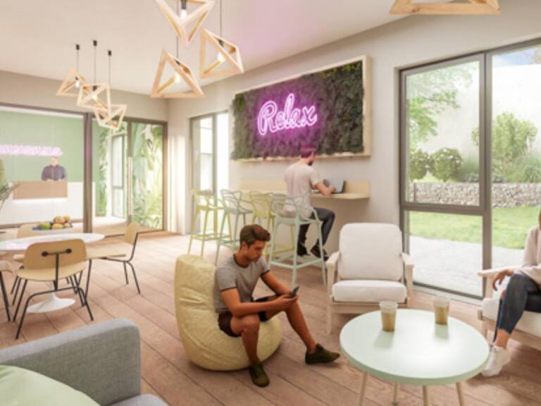 T2 de 35,20 m² à Lyon 7?, CAMPUS 45 à partir de 721,22 CC — photo 1