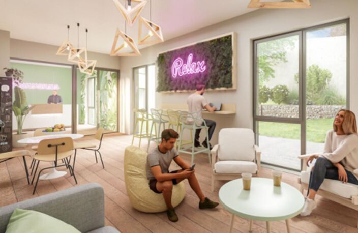 T2 de 35,20 m² à Lyon 7?, CAMPUS 45 à partir de 721,22 CC — photo 4