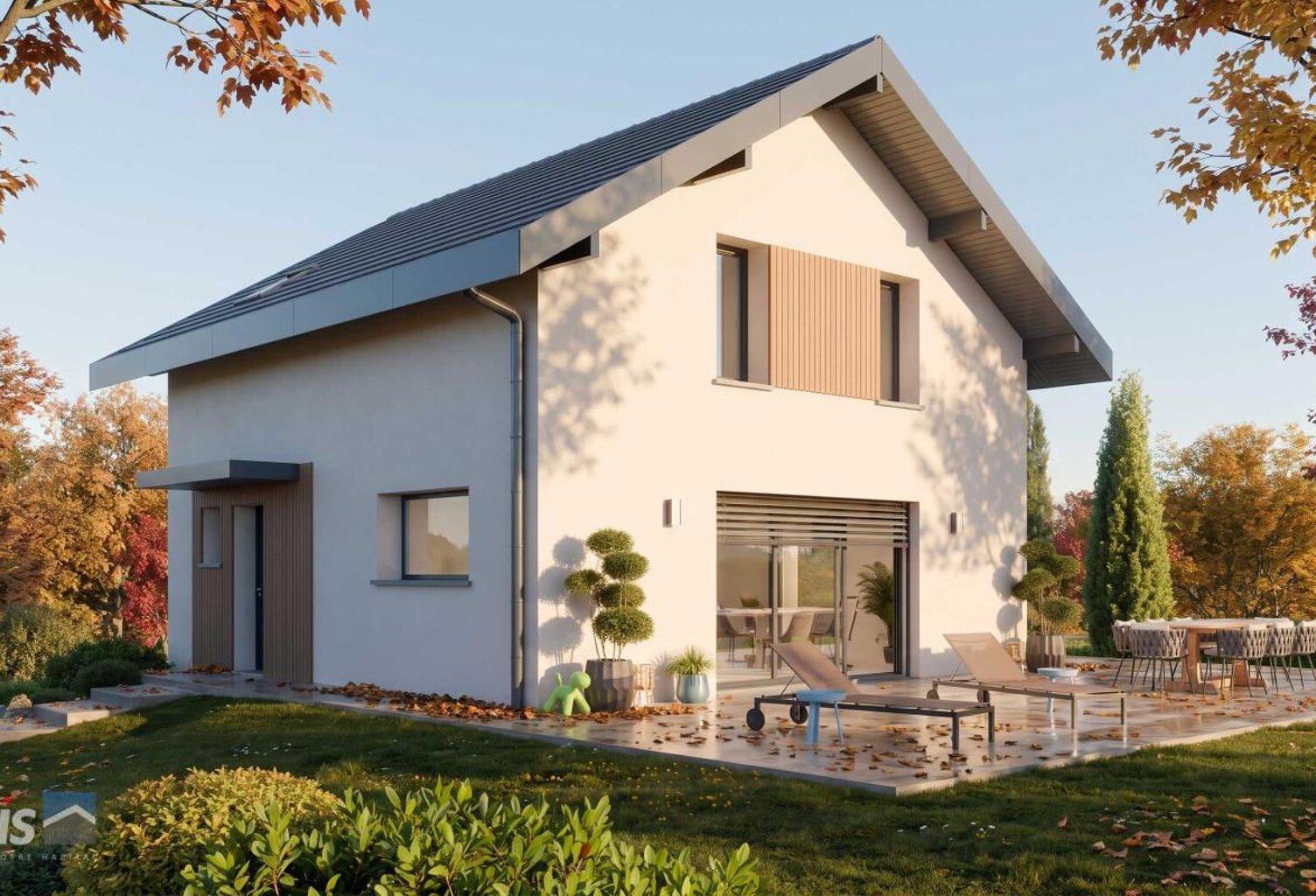 VAULX - Maison neuve 110m² sur sous-sol en bordure de champs — photo 1