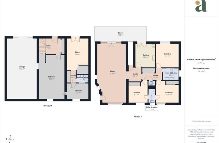 Maison de 170 m² à fort potentiel en vente Aix en Provence (13590)( Pont des 3 Sautets) — photo 2
