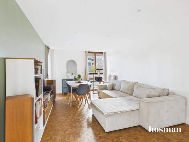 Agréable T3 bis de 70,95m² rue Richelieu à Villeurbanne, entièrement rénové -lumineux-traversant- deux balcons-un garage — photo du bien