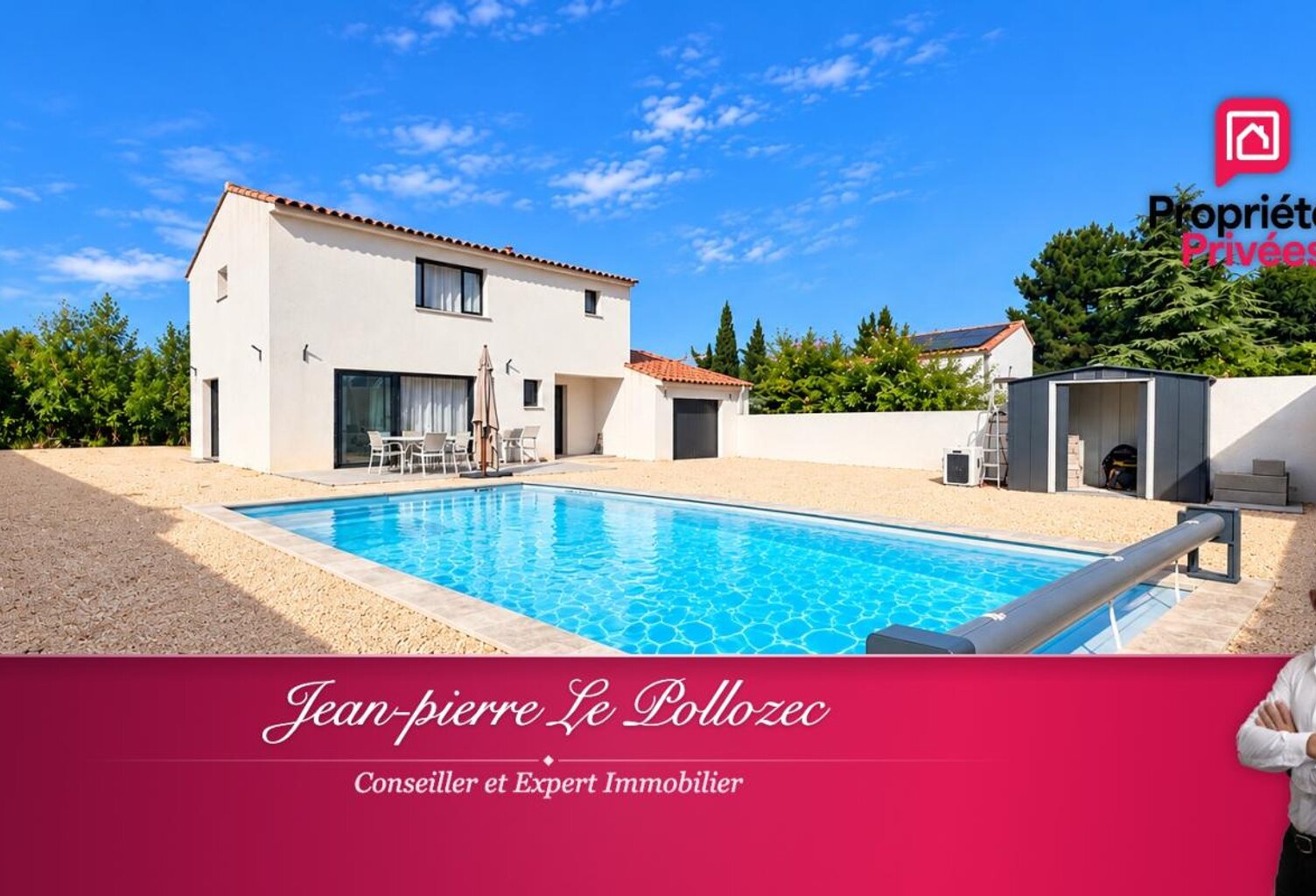 SAINT-MITRE-LES-REMPARTS  MAISON CONTEMPORAINE DE 145 m² AVEC PISCINE — photo 1
