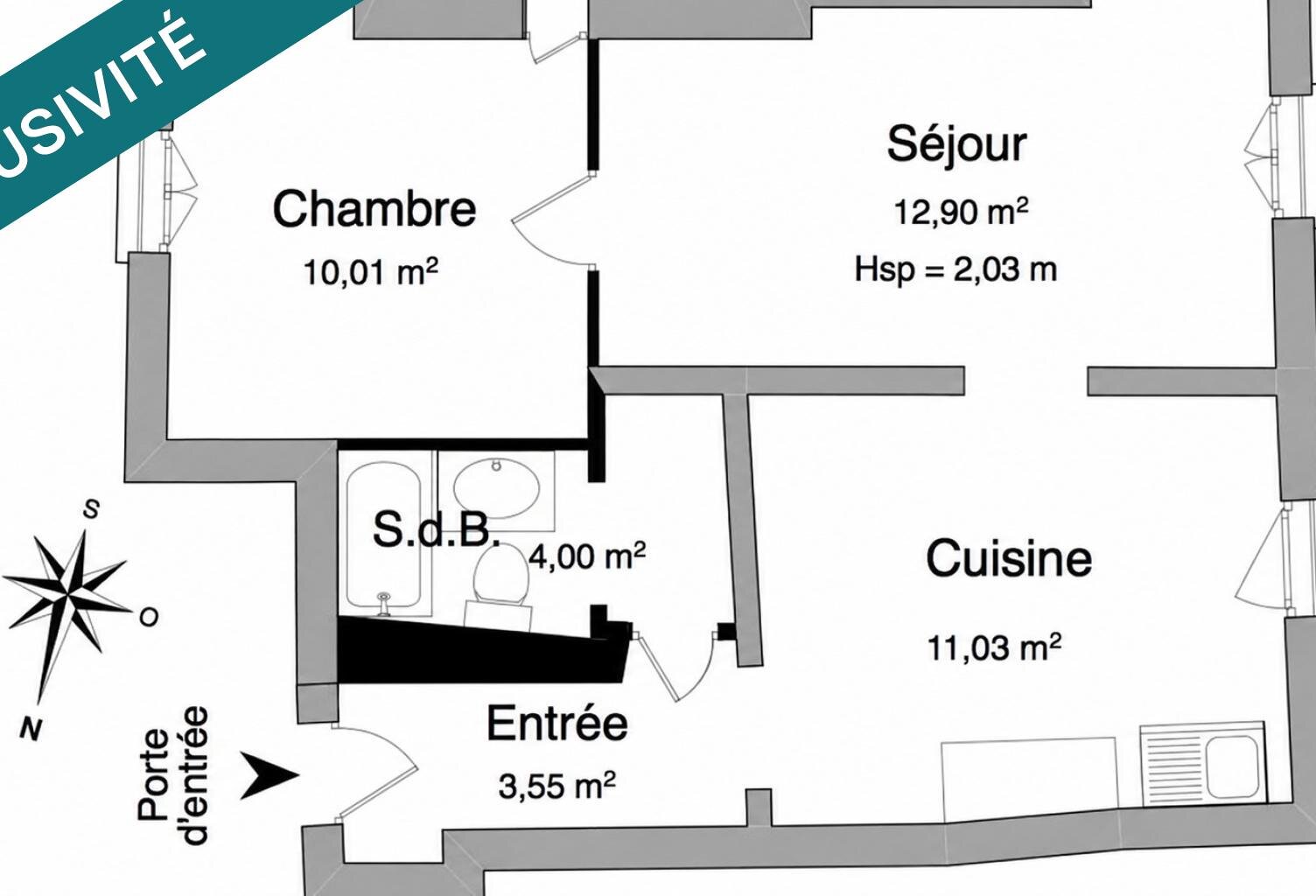 Appartement 2 pièces de 40m² - Nancy vieille ville — photo 1