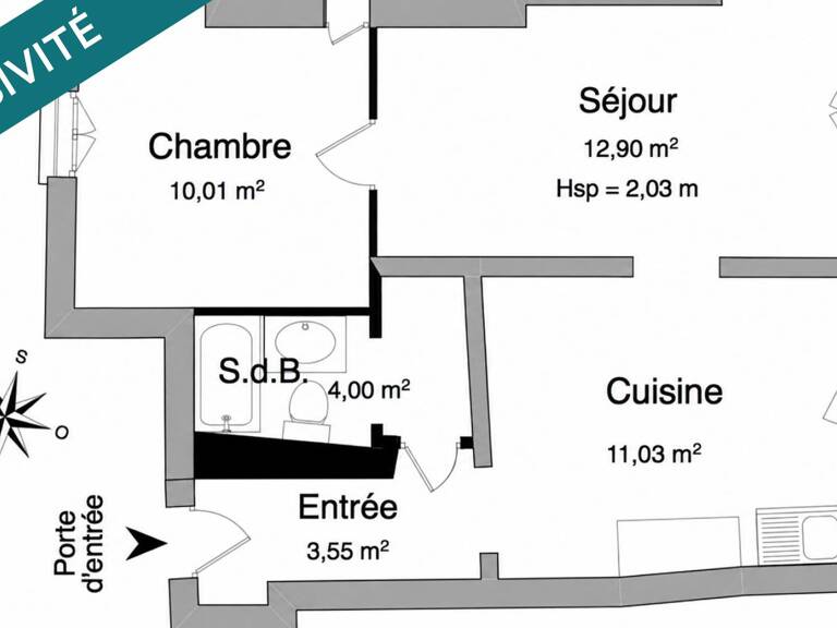 Appartement 2 pièces de 40m² - Nancy vieille ville — photo 1