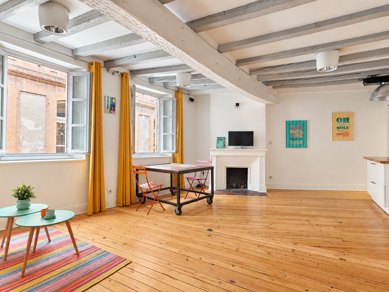 TOULOUSE CARMES   Loft de caractère de 56 m2   Investissemen — photo 1