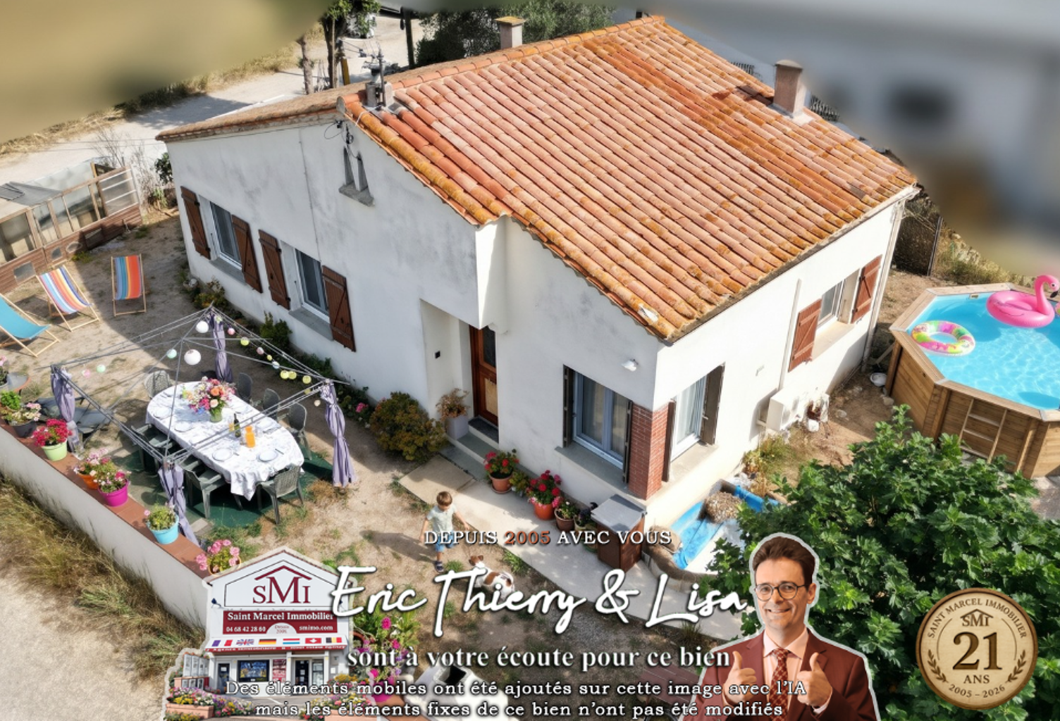 Maison de plain-pied 4 pièces & 4 faces (72,4 m2) -- 140 000 — photo 1