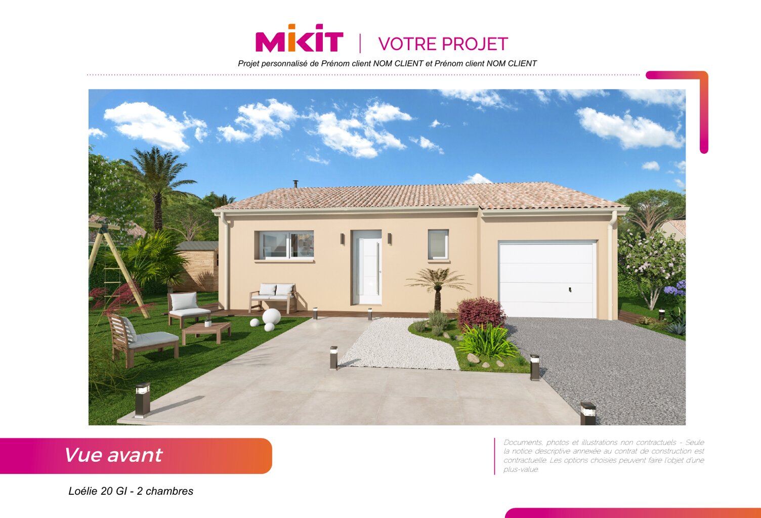 Terrain + maison 2 chambres  — photo 1