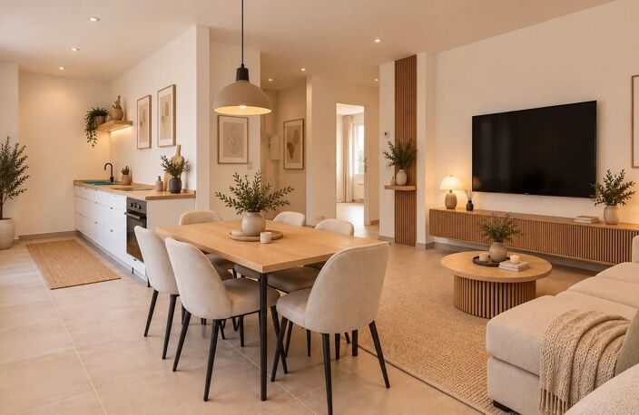 appartement 3 pièces de 54 m², entièrement refait à neuf — photo 2