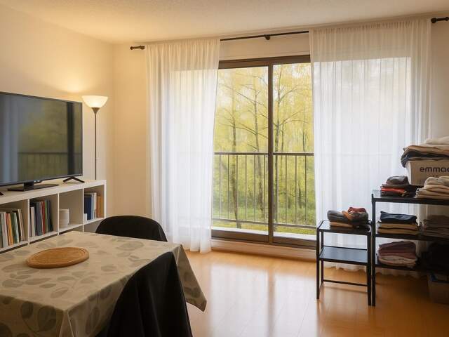 2 pièces avec balcon   Paris 20 — photo du bien