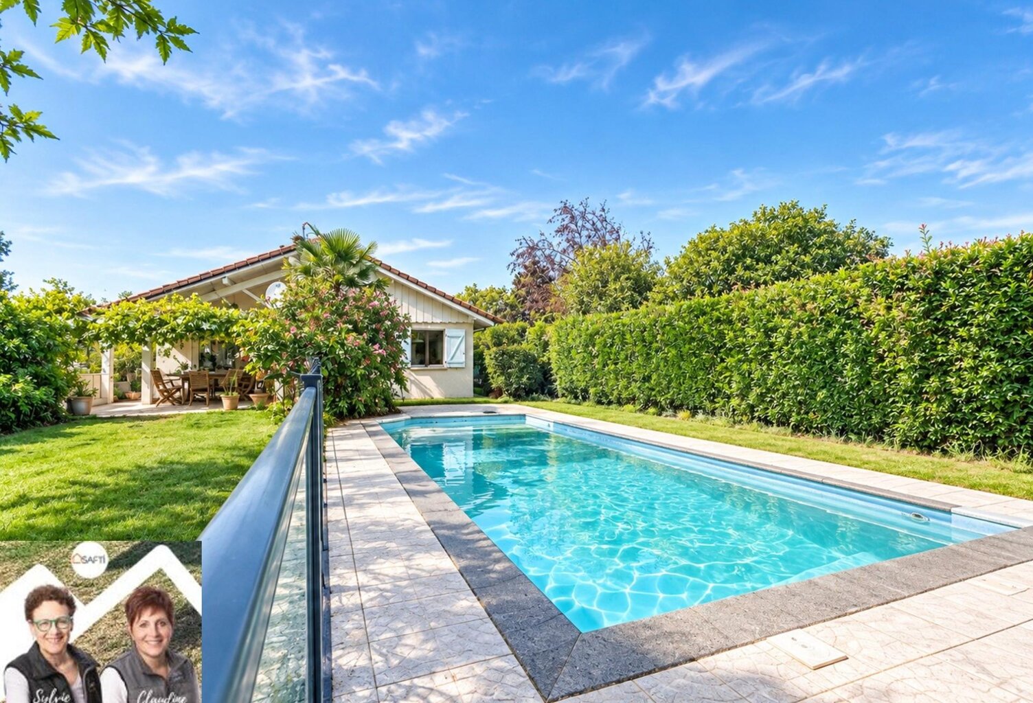 Rare, maison de plain-pied, 4 chambres au calme, avec piscine — photo 1