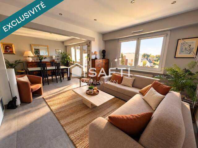Illkirch: quartier des vergers, appartement de 90m2, traversant est-ouest — photo du bien