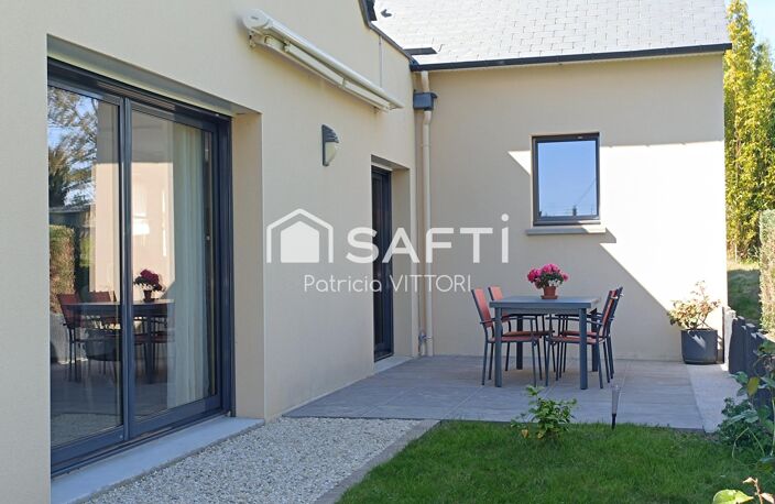 Maison contemporaine de plain-pied, 3 chambres, garage et garage camping-car — photo 4