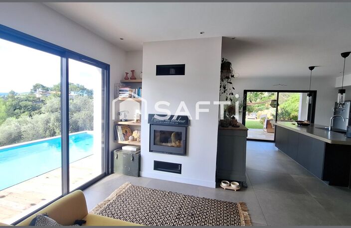 ROQUEVAIRE MAISON CONTEMPORAINE T5 AVEC PISCINE ET TERRAIN EN RESTANQUE — photo 4