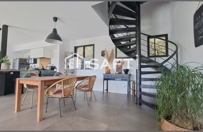ROQUEVAIRE MAISON CONTEMPORAINE T5 AVEC PISCINE ET TERRAIN EN RESTANQUE — photo 5