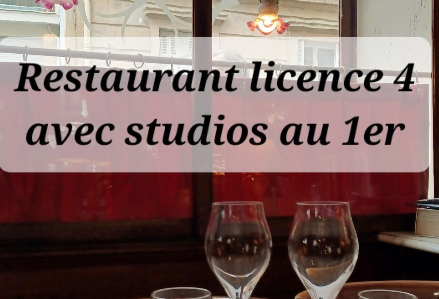 Beau RESTAURANT d'ANGLE avec LICENCE 4 et STUDIOS — photo 1