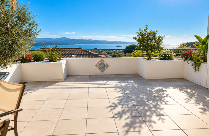 LA CIOTAT T3 AU CALME avec VUE MER PANORAMIQUE avec TERRASSE — photo 3