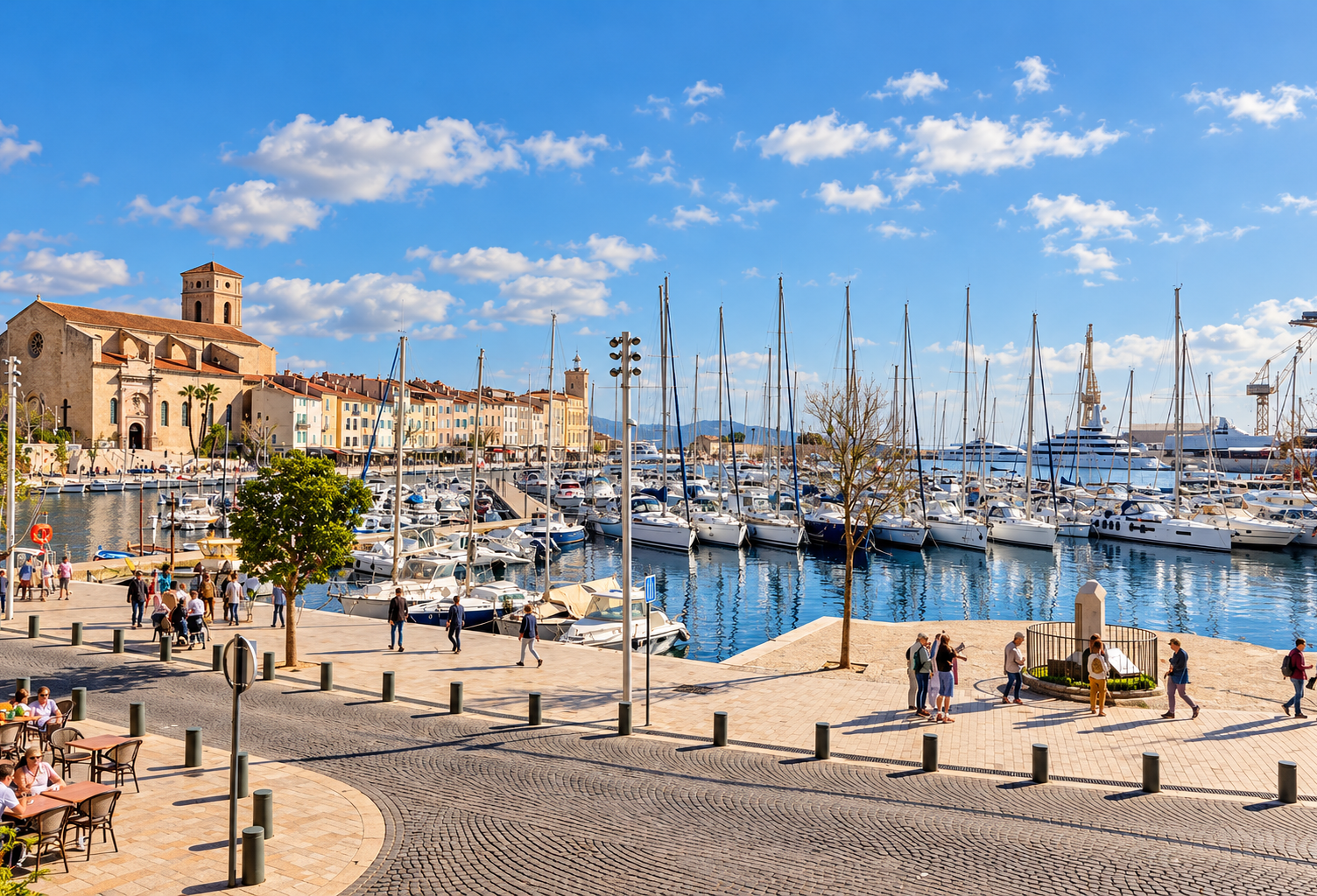 LA CIOTAT   SUPERBE T2 MEUBLÉ AVEC VUE MER SUR LE VIEUX-PORT — photo 1