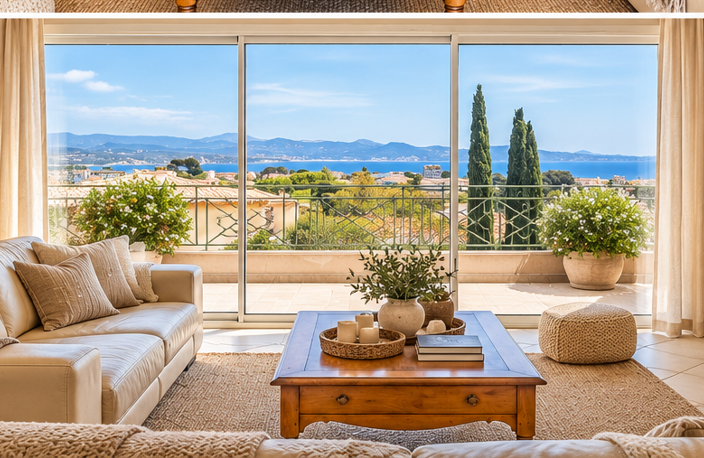 LA CIOTAT   VILLA DE CARACTÈRE AVEC VUE MER, PISCINE ET JARD — photo 4