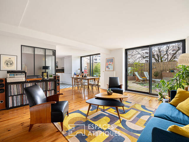 Duplex avec terrasse entièrement rénové — photo du bien