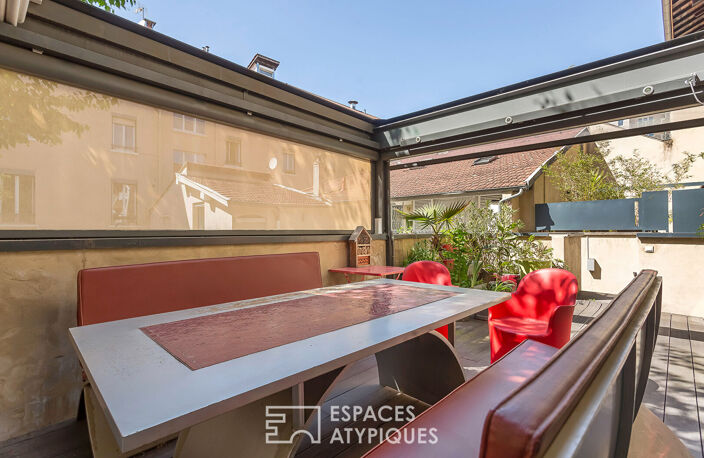 Duplex avec terrasse dans une ancienne imprimerie — photo 2