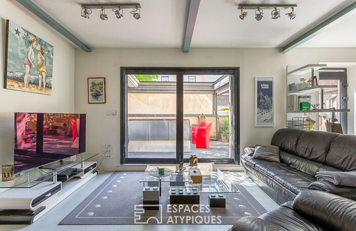 Duplex avec terrasse dans une ancienne imprimerie — photo 4