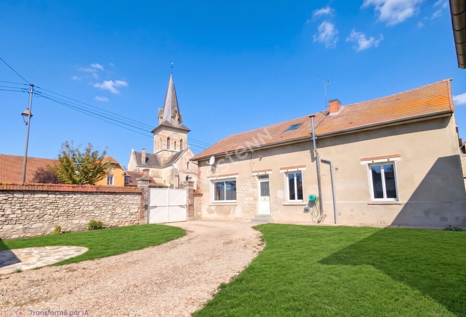 MAISON EN PIERRE DE 170 m² - 5 CHAMBRES, GARAGES ET JARDIN  25MIN REIMS NORD — photo 1