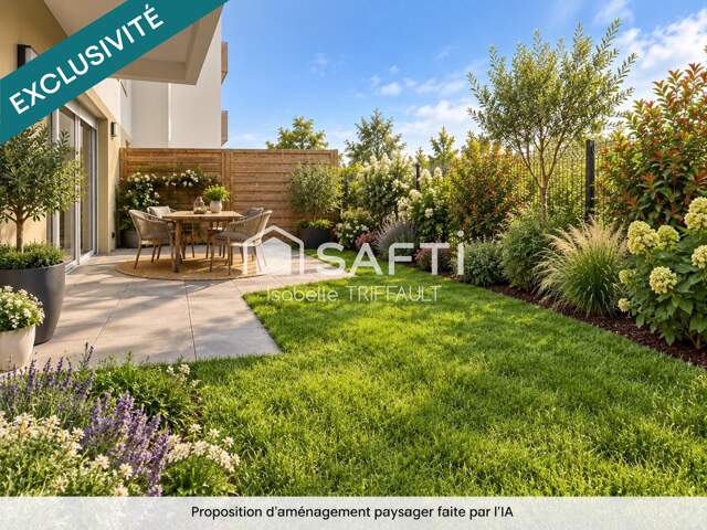 CAUDAN  APPARTEMENT T2 RÉCENT AVEC JARDIN PRIVATIF — photo du bien