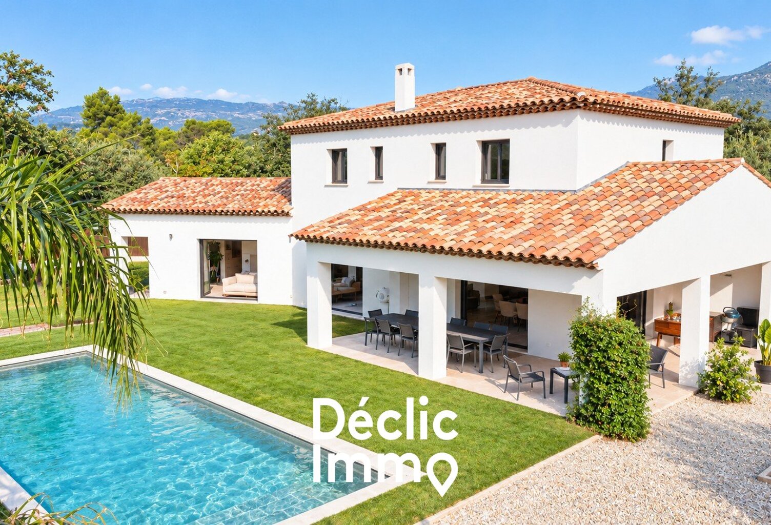 VILLA CONTEMPORAINE D'EXCEPTION - 4 CHAMBRES - PISCINE - GARAGE - ROQUEFORT-LES-PINS — photo 1