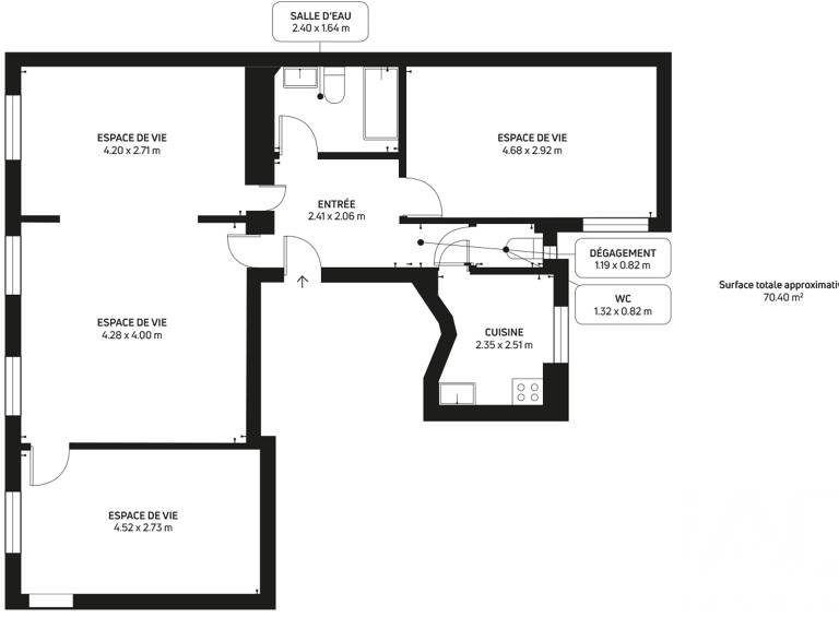 Vente Appartement 4 pièces — photo 1