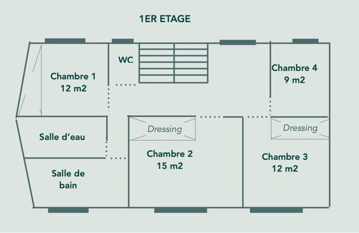 Maison familiale  Parc Bordelais  5 chambres Caudéran piscine — photo 2