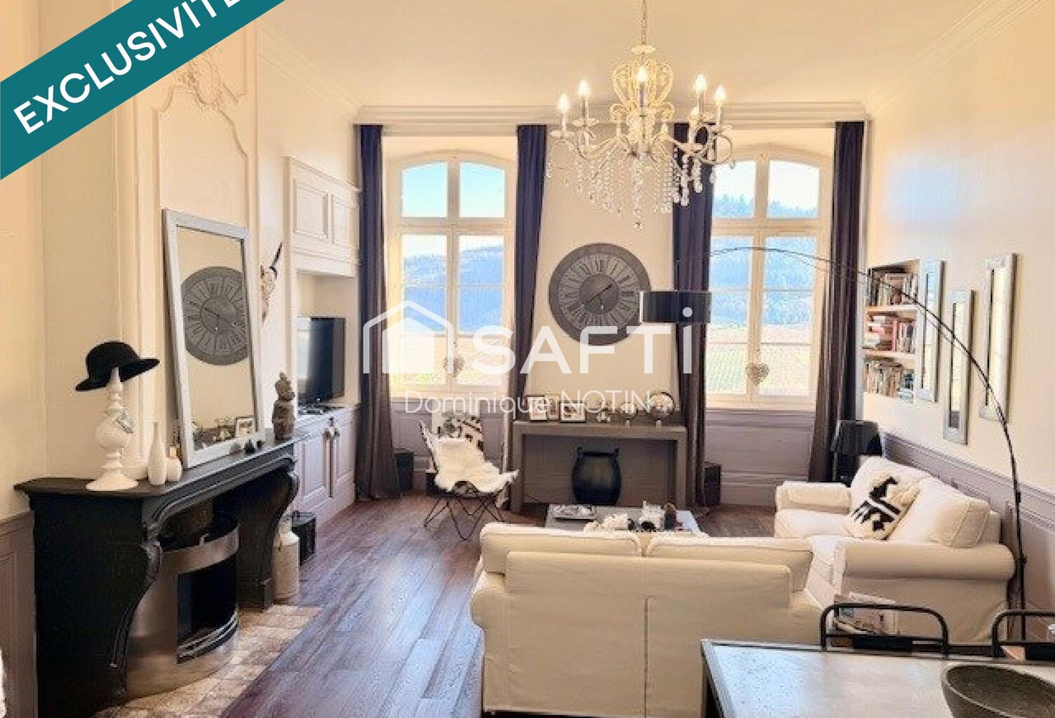 Duplex d'exception T3 de 117m² domaine historique du XII  Vaux-en-Beaujolais — photo 1