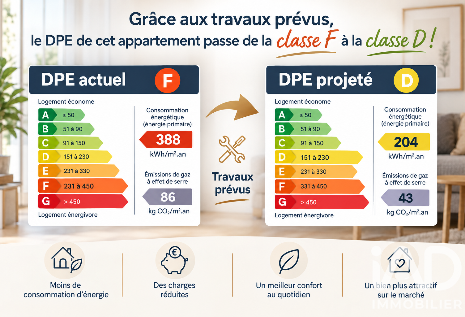 Vente Appartement 4 pièces — photo 1