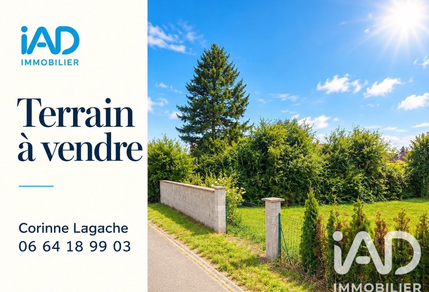 Vente Terrain à bâtir 500 m&sup2; — photo 1