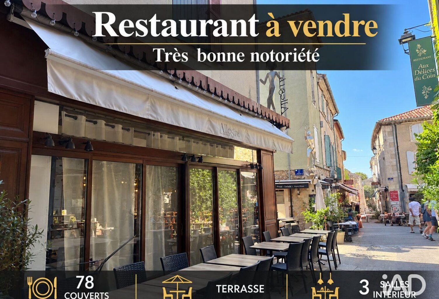 Vente Restaurant 120 m&sup2; — photo 1