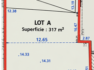 Vente Terrain à bâtir 317 m&sup2; — photo 4