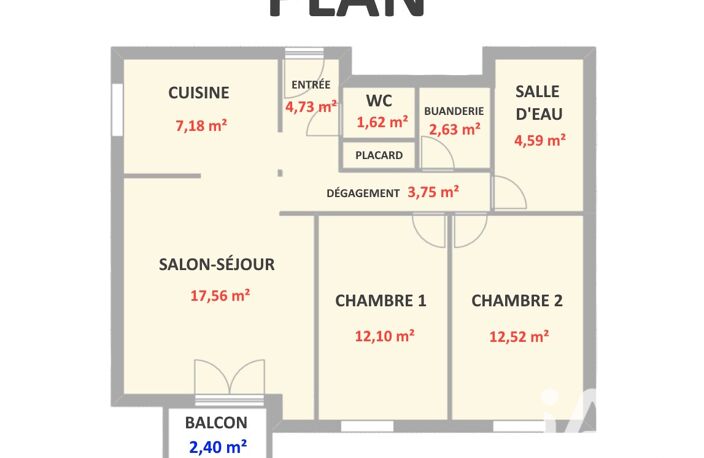 Vente Appartement 3 pièces — photo 3