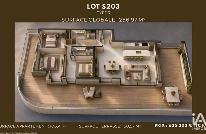 Vente Appartement 9 pièces — photo 2