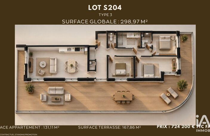 Vente Appartement 9 pièces — photo 2