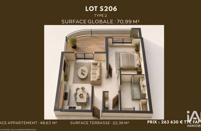 Vente Appartement 6 pièces — photo 2